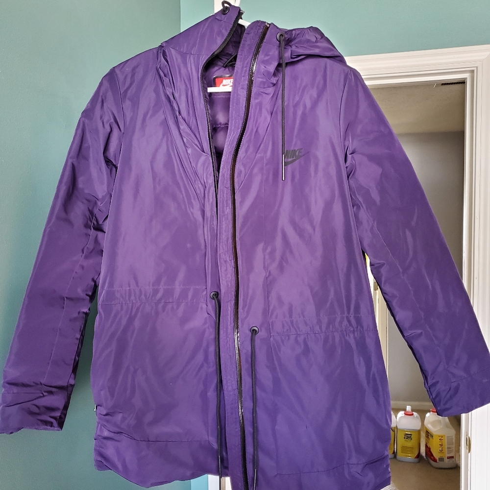 Nike Purple insulated parka